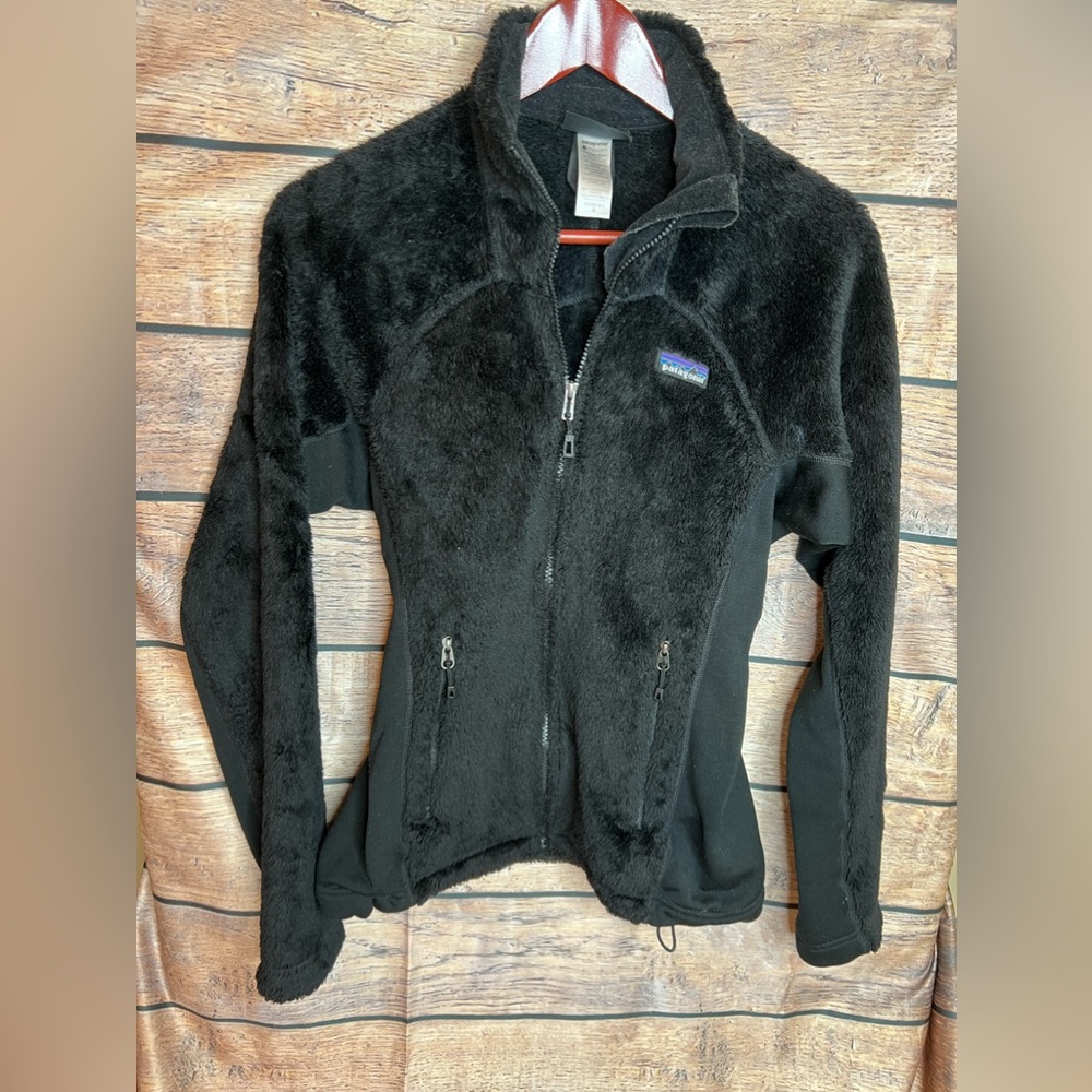 Patagonia Womens Full zip black jacket